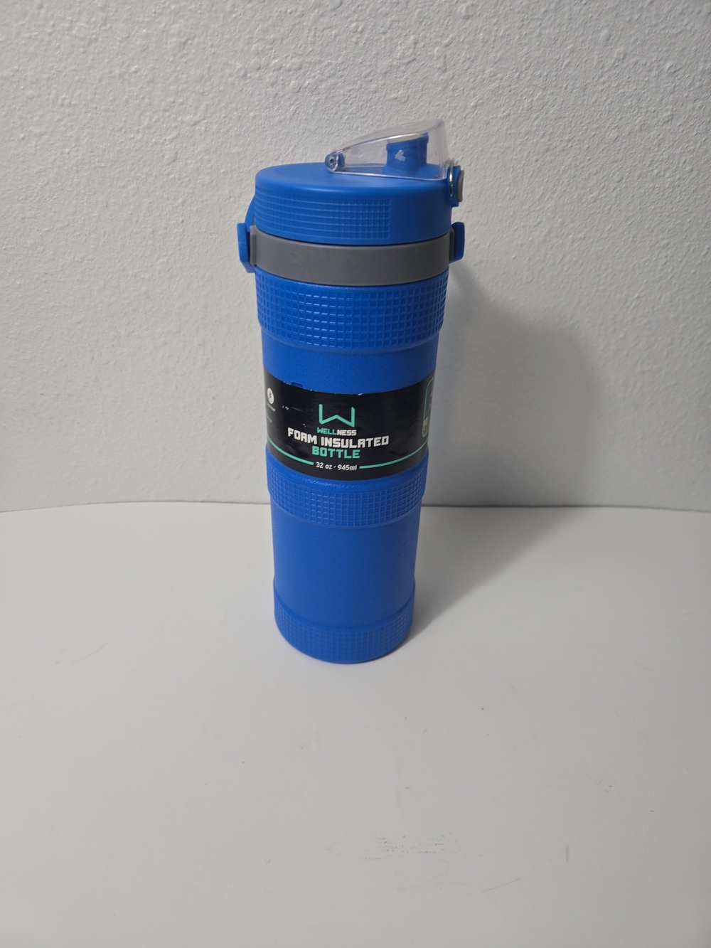 Wellness Blue Foam Insulated Bottle - 32 oz